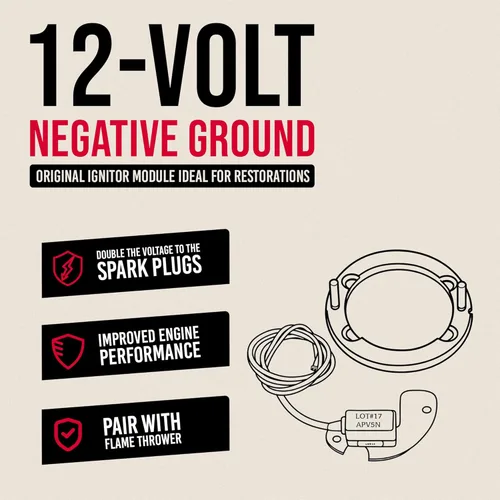 Vista 3 de PerTronix 1181 Arrancador Kit de conversión de encendido electrónico, Compatible con Delco 8 cilindros