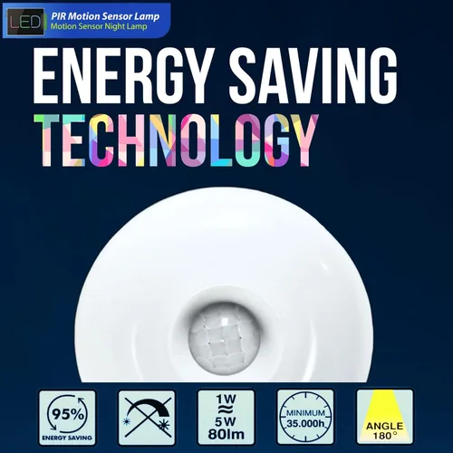 Vista 4 de Luz nocturna LED brillante con sensor de movimiento, 6 W, 6500 K, enchufe de pared, toma de corriente alterna, direccional, flexible, del atardecer