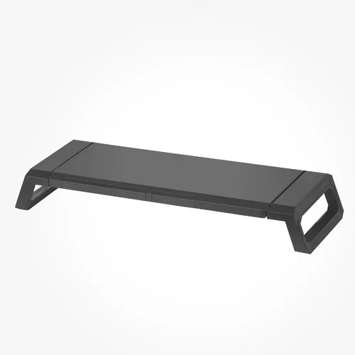Vista 7 de Mars Gaming MGDS, Monitor Raiser, Increases Monitor by 17 cm, Ergonomic Steel Table Stand, Carbon Fibreboard 60 x 20 cm, Screen Mount for Desks with