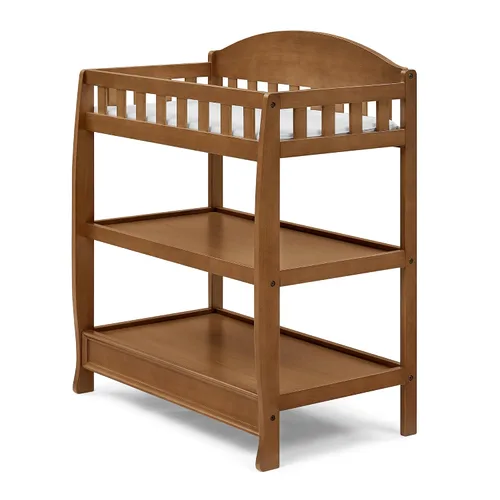 Vista 7 de Delta Children Cambiador infantil con almohadilla, castaño