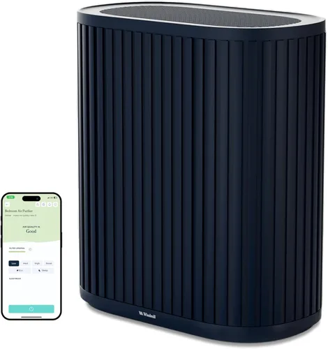 Vista 11 de Windmill Purificador de aire para el hogar - Filtración 3 en 1 para humo y más - Filtro HEPA verdadero, carbón activado y prefiltro - Cubre hasta