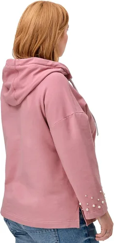 Vista 3 de Ellos Sudadera con ribete de perlas en talla grande para mujer