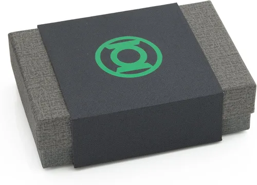 Vista 8 de DC Comics Anillo de acero inoxidable para hombre, diseño de superhéroe de la Liga de la Justicia, linterna verde