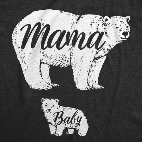Vista 2 de Camiseta de maternidad con anuncio de embarazo para mamá oso
