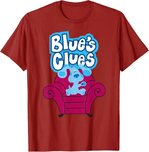 Vista 50 de Camiseta Blue's Clues On Red Sofa Negro