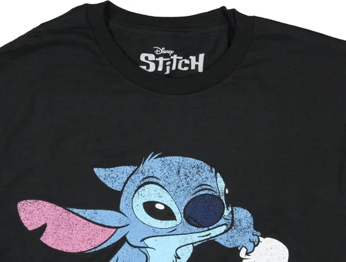 Vista 3 de Disney Lilo and Stitch - Camiseta con estampado gráfico para hombre