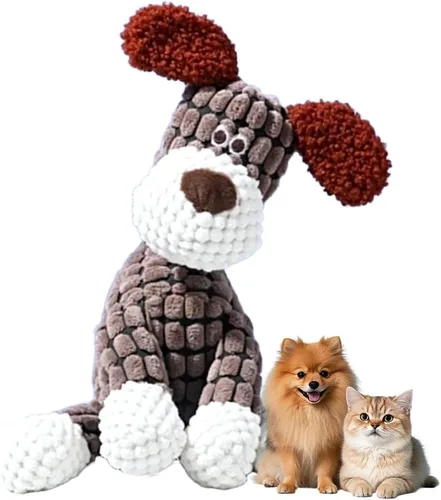 Vista 14 de KAMOJI 2026 Nuevos Juguetes para Perros, Bola de Perro Chirriante Recargable con Sonido Hablante, Juguetes de Felpa Indestructibles para Perros