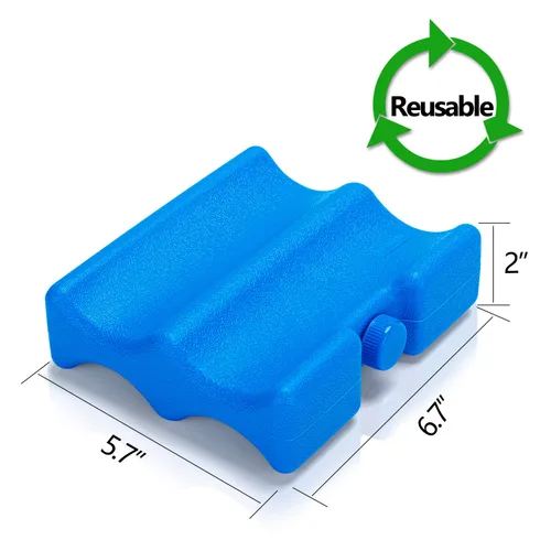 Vista 3 de Teamoy Paquete de hielo de leche materna, bolsa de hielo en botella para almacenamiento de leche materna y lactancia materna, mamá trabajadora