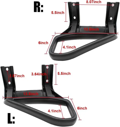Vista 4 de COOL STAR Reposabrazos de asiento Reposabrazos de cadera compatible con EZGO TXT Gas & Electric de 1994 en adelante Reemplaza 71702-G01 71701-G01