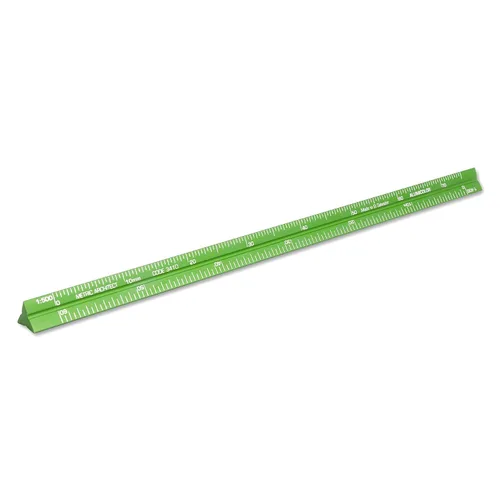 Vista 37 de Alumicolor Regla Métrica de Bolsillo para Arquitecto de Aluminio, 15CM, Negro