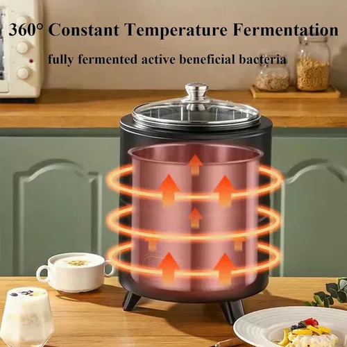 Vista 3 de Automatic Constant Temperature Yogurt Machine, Commercial Intelligent Fermenter, Stainless Steel Yogurt Maker Machine for Natto Sweet Rice Wine