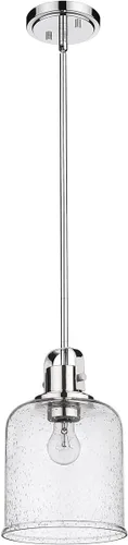 Vista 7 de Z-Lite 340P8-CH Kinsley Colgante 1 luz 100 vatios, cromo