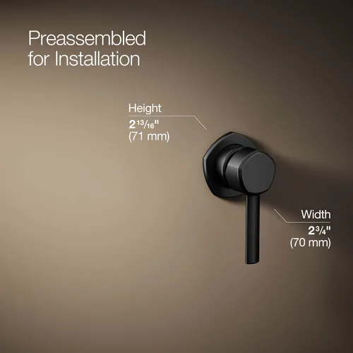 Vista 75 de KOHLER K- 27010-4-BV Occasion™ - Manijas de palanca color bronce cepillado vibrante