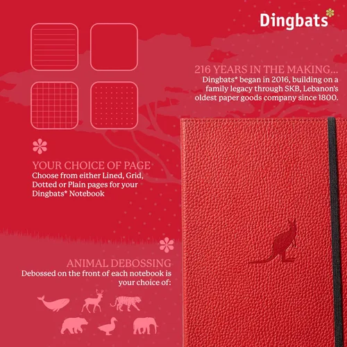 Vista 2 de Dingbats - Cuadernos rojo (Red Kangaroo)