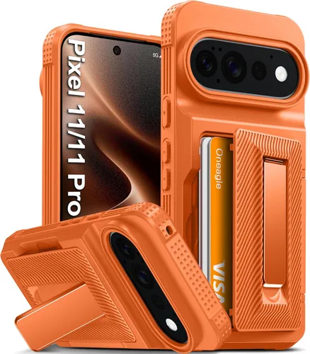 Vista 25 de Oneagle Funda tipo cartera para iPhone 16 Pro Max con tarjetero y soporte