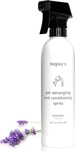 Vista 17 de Begley's Aerosol desenredante para mascotas, espray desenredante perfumado de aceite esencial de primera calidad para perros, cachorros y gatos
