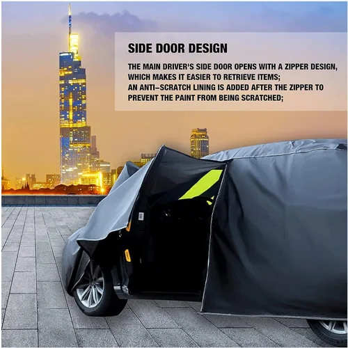 Vista 5 de DUBOM Car Cover Waterproof Outdoor, for Mercedes-Benz 190 W201, Car Cover Breathable Large, Car Cover Summer,Sun UV Resistent Dustproof A1