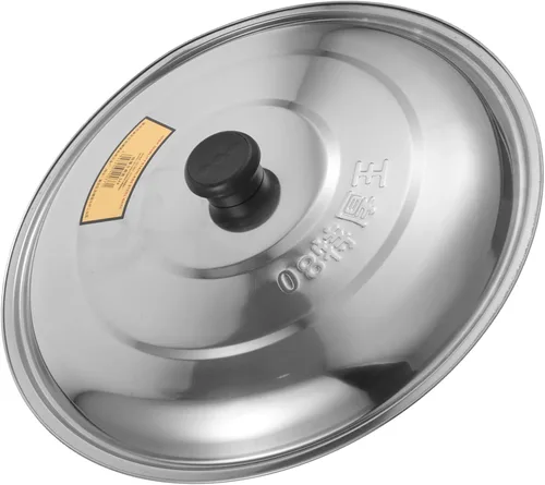 Vista 9 de Tapa de olla de acero inoxidable Tapa de sartén de acero inoxidable Accesorio de cocina Accesorio para el hogar Cubierta de sartén multifunción
