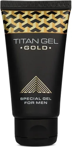 Vista 3 de Titan Gel Gold para Hombre Original. Crema de masaje natural masculina, 1.7 fl oz