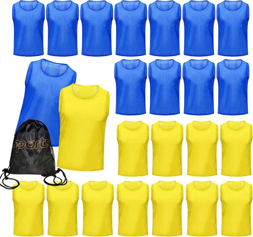 Vista 14 de 12/24/48PCS Pinnies Youth Team Pennies para Deportes Niños y Chalecos Scrimmage para Fútbol Baloncesto Jersey Practice