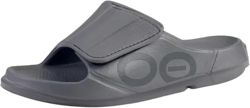 Vista 9 de OOFOS OOahh Sport Flex - Sandalia de recuperación Negro mate