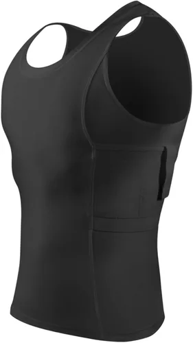 Vista 2 de ConcealmentClothes Camiseta sin mangas de compresión para hombre