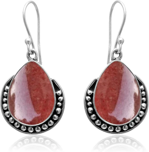 Vista 19 de Veracity Jewelry - Aretes de plata de ley con piedras preciosas para mujeres y niñas, regalo para su cumpleaños, aniversario, esposa, mamá, novia