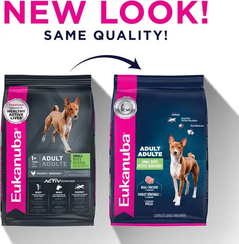 Vista 4 de Eukanuba Adult Small Bites, comida seca para perro en bolsa de 4.5 lb