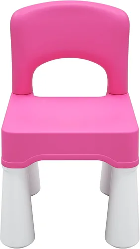Vista 11 de burgkidz Silla de Plástico para Niños Pequeños, Silla para Niños Duradera y Ligera, Asiento de 9.3" de Altura, Uso en Interiores o Exteriores