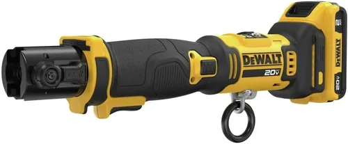 Vista 4 de DEWALT Herramienta de prensa compacta de 20 V MAX con 2 baterías y cargador incluido (DCE210D2)