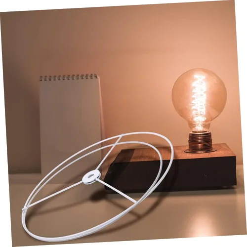 Vista 5 de Uonlytech Marco de luz de techo para lámpara de bricolaje, soportes para pantalla de lámpara, accesorios de luz