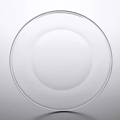 Vista 3 de Red Pomegranate Element - Juego de 4 platos de cristal para ensalada, aperitivo, postre, fruta, 7.5 pulgadas