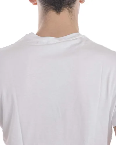 Vista 4 de Daniele Alessandrini M6654E6433802 M6654E6433802 - Camiseta para hombre, color blanco