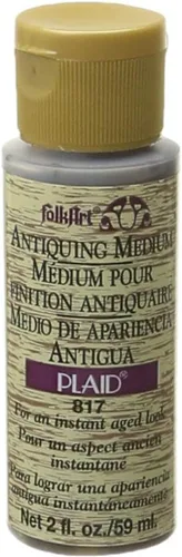 Vista 3 de FolkArt Antiquing Medium (2 onzas), 811 Down Home Brown