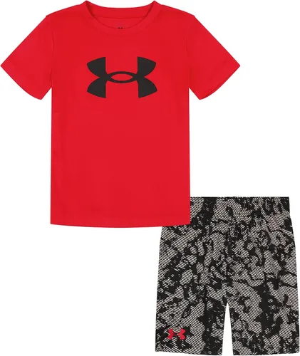 Vista 162 de Under Armour baby-girls Ua Terrazzo Leopard Heart SetShort Set