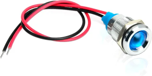 Vista 7 de GASHER Luz indicadora de ahorro de energía LED colorida de 5PCS 12V 20mA Colorido