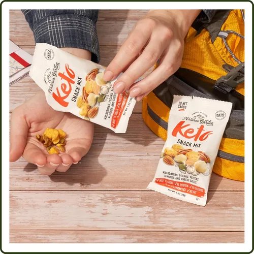 Vista 6 de Nature's Garden Keto Snack Mix - Bolas de queso probiótico de 12 onzas