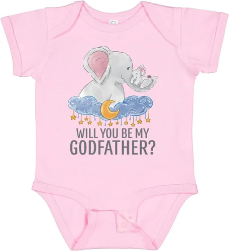 Vista 13 de inktastic Body de bebé Will You Be My Godfather