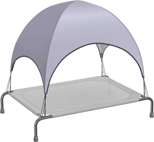 Vista 10 de Simple Trending Cama elevada para perros pequeños, cuna elevada impermeable para perros, cama refrescante para mascotas al aire libre, 36.5" x Negro