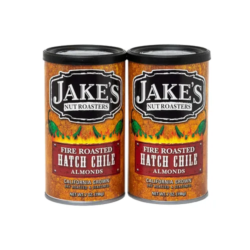 Vista 15 de Jake's Nut Roasters - Almendras para barbacoa (paquete de 2) almendras sazonadas tostadas secas enteras - Bocadillo alto en proteínas con sabor a