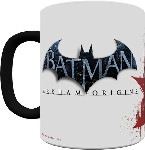 Vista 3 de Morphing Mugs Batman Arkham Origins (The Joker) - Taza de cerámica, color negro
