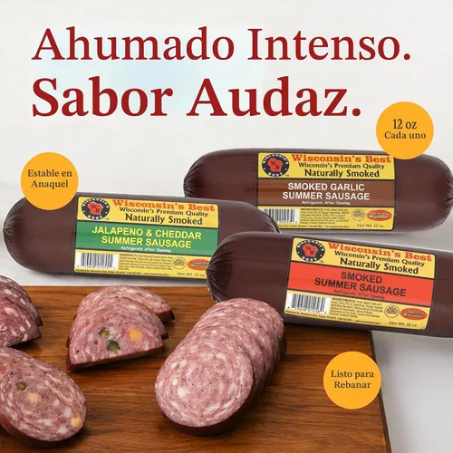 Vista 4 de Wisconsin's Best & Wisconsin Cheese Company Cesta de Regalo premium de muestras