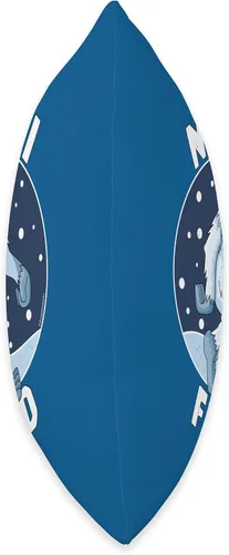 Vista 2 de Funny Yeti for Bed Abominable Snowman Pajamas-Not Ready For Bed Funny Yeti - Almohada de 16 x 16 pulgadas, multicolor