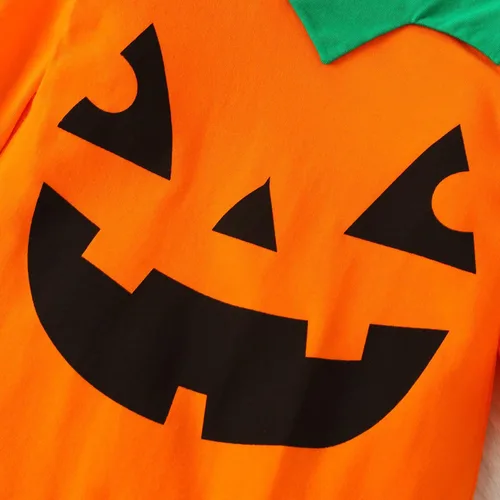 Vista 3 de FANCYINN Mameluco de manga larga con capucha para bebé de Halloween de 3 a 18 meses