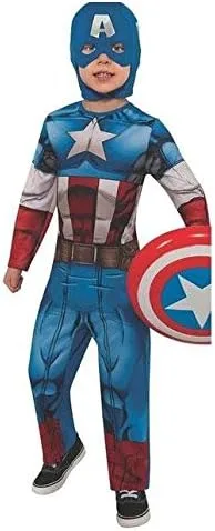 Vista 2 de Disfraz de Capitán América de Marvel Universe Vengadores, grande