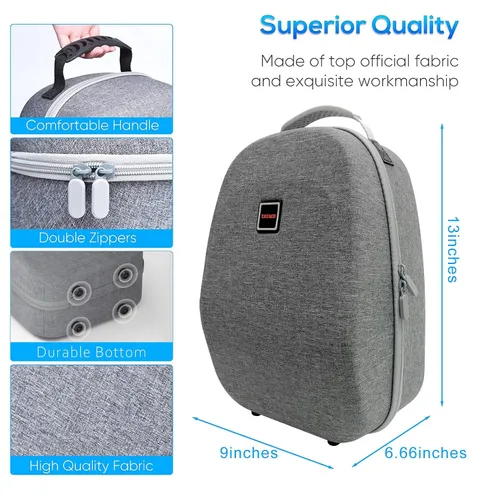 Vista 5 de TATACO Carrying Case for PSVR2, Accessories Bundle & Portable Protection Case for PlayStation VR2 with Lens Cover, Controller Grips Cover