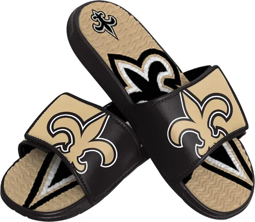 Vista 13 de FOCO mens NFL Team Logo Athletic Sport Shower Flip Flop Sandals Gel Slides