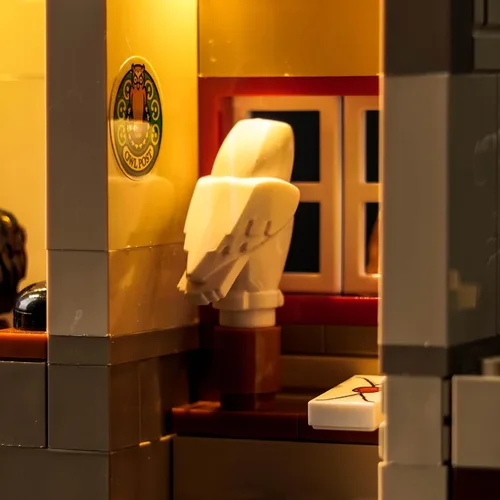 Vista 9 de VONADO Kit de luces LED compatible con Lego 76423 H-ogwarts Express y Hogsmeade Station (sin modelo), iluminación decorativa de bricolaje compatible