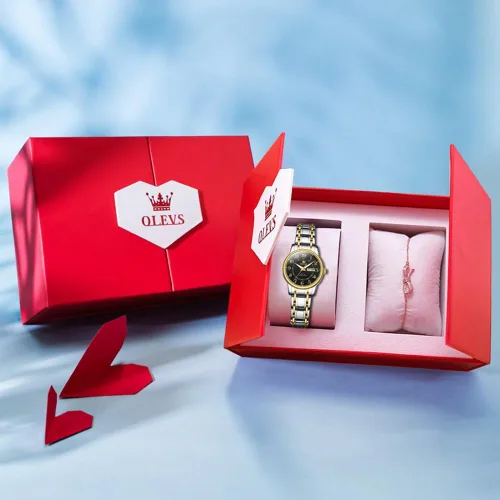 Vista 7 de OLEVS Reloj de acero inoxidable para mujer, reloj de vestir para mujer, con fecha, a la moda, para negocios, impermeable, analógico, de cuarzo