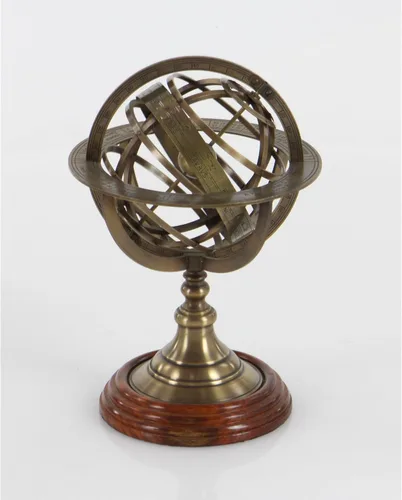 Vista 6 de Vinatge - Globo de esfera náutica armilar de latón grabado